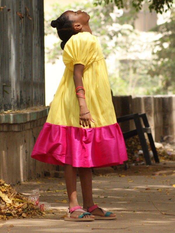 Colour Block Shift Dress - Image 2