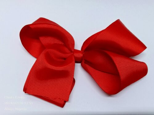 Red Hair Bow