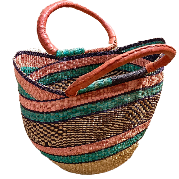 Menadee Raffia Tote Bag