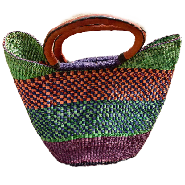 Menadee Raffia Tote Bag