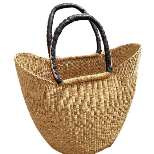 Menadee Raffia Tote Bag