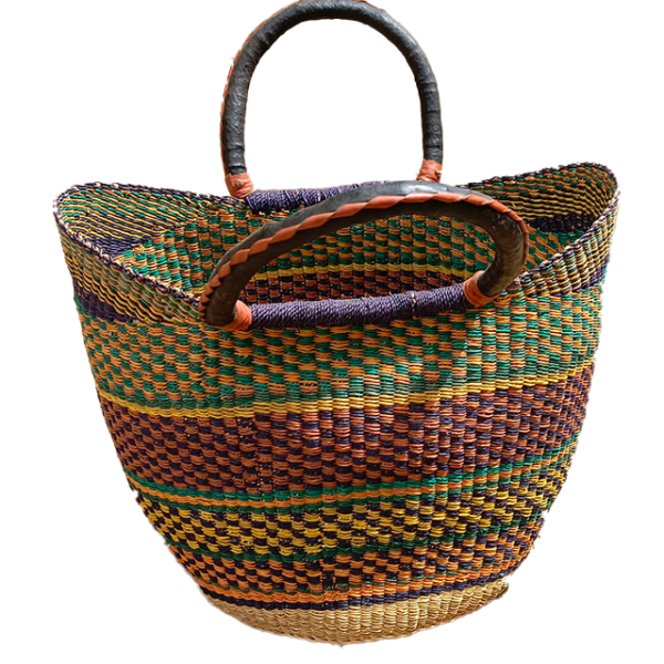 Menadee Raffia Tote Bag