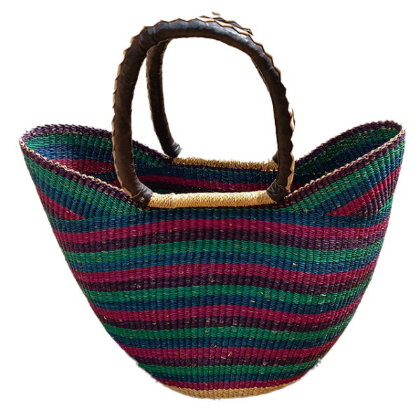 Menadee Raffia Tote Bag