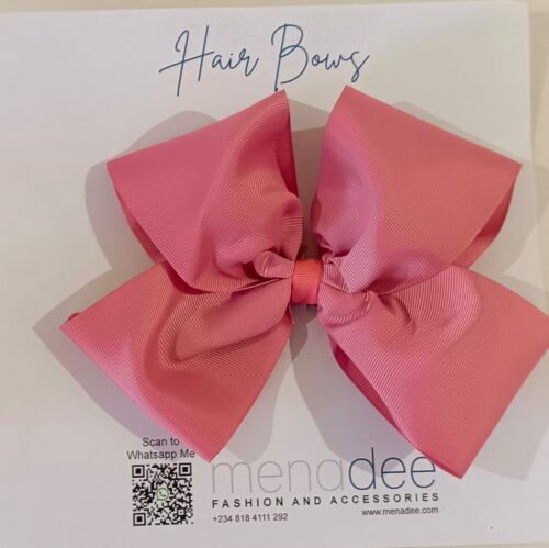 Jumbo: Onion Purple Hair Bow